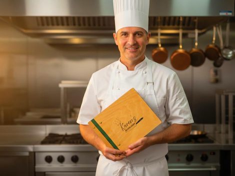 Custom Chef Cookbook, Personalized Recipe Book, Wood Recipe Journal, Gift for Cook